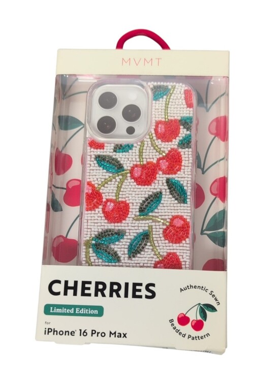 MVMT Other - MVMT Beaded Limited Edition Cherries iPhone 16 Pro Max Phone Case